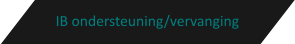 IB ondersteuning/vervanging