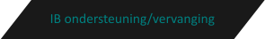 IB ondersteuning/vervanging